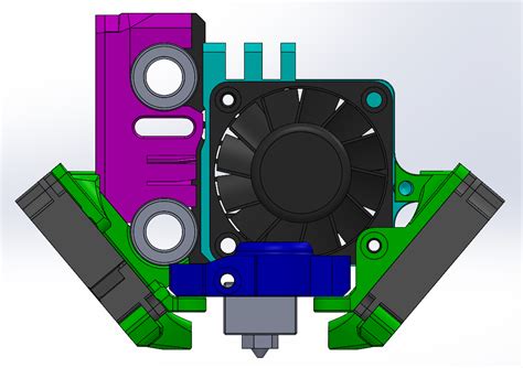 Prusa Mini Dual 4010 Part Cooling Fans Adapted From Annex K3 By