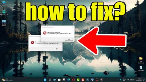 How To Fix Windows Script Host Error On Windows Start Up Youtube