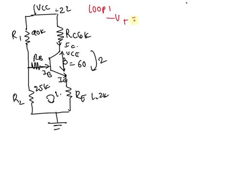 SOLVED Texts Q2 B Using The Circuit In Figure 2 Calculate IB IC