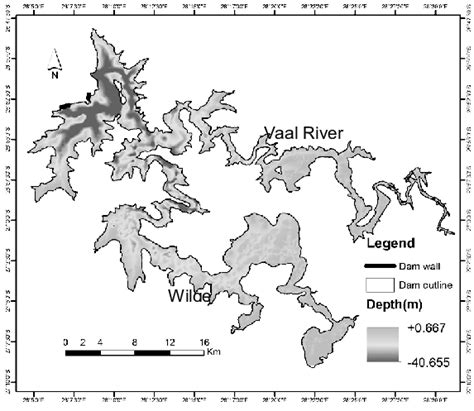 Extent of Vaal Dam reservoir. | Download Scientific Diagram