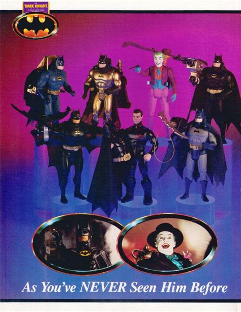 Merchandise 1990 Kenner Catalog The Dark Knight Collection Batman