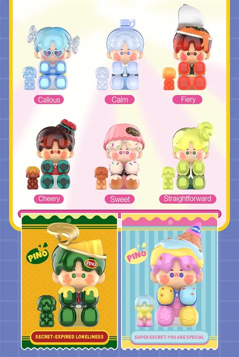 Pop Mart Blind Box Pino Jelly Taste Personality Quiz Series