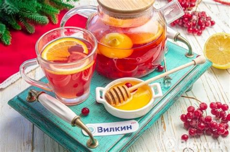 Как заварить полезный чай с калиной: рецепт с фото пошагово
