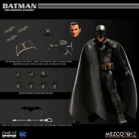 Mezco One Batman Ascending Knight Black Dc Action Figure Np Gov Lk