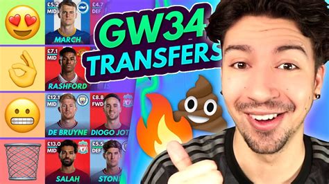 Fpl Gw Best Double Gw Players Transfer Tier List For Gameweek