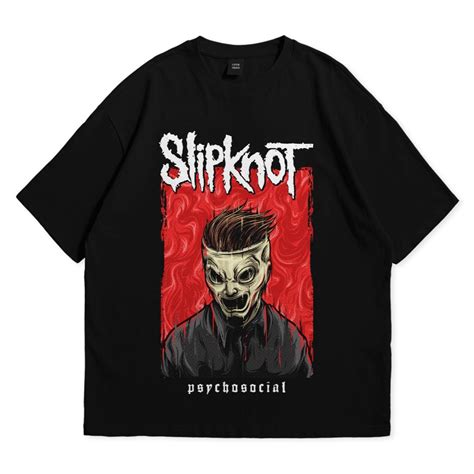 Jual LOCAHEAD Kaos Band Slipknot Oversize ART 2 Shopee Indonesia