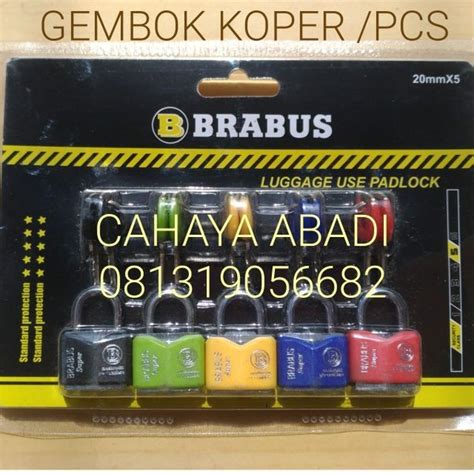 Jual GEMBOK KECIL KOPER TAS BRABUS 20MM Per Pcs Di Lapak KEMBAR JAYA