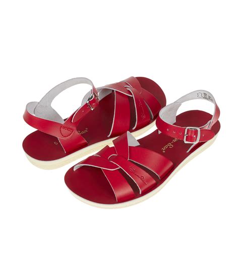 red sandals women 12