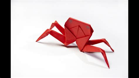 How To Make A Paper Crab Origami Crab Youtube