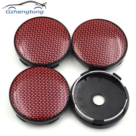 Gzhengtong Mm Pc Red Check Logo Car Styling Wheel Center Car Hubs