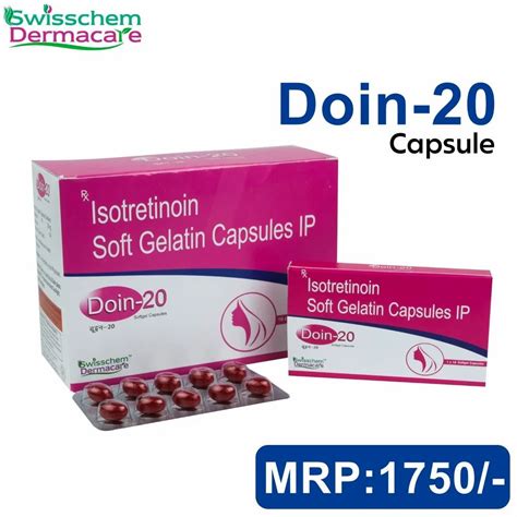 Isotretinoin Soft Gelatin Capsules IP 20 Mg At 1750 Box In Panchkula