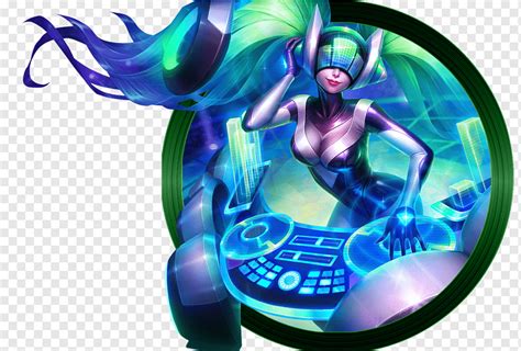 League Of Legends Dj Sona Kinetic Music Disc Jockey Dj Purple