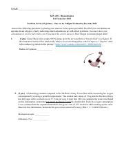 Biomechanics Problem Set Radius Of Gyration Mechanical Work Course