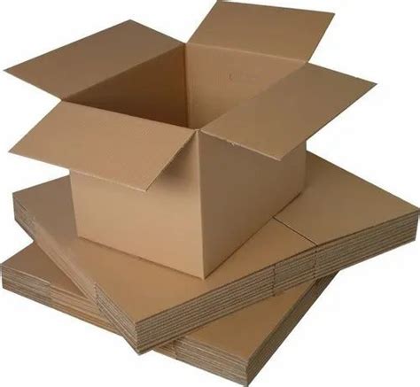 Brown Square 3 Ply Corrugated Box At Rs 35 Piece In Delhi Id 13637920755