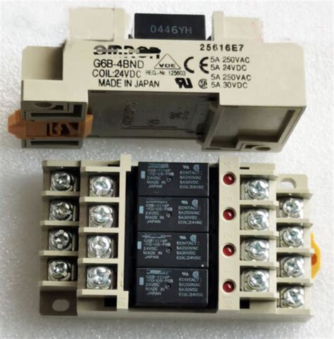 1PC G6B 1114P FD US P6B 24VDC With G6B 4BND 24VDC Relay Module EBay