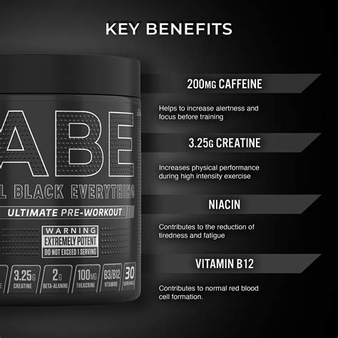 Applied Nutrition Bundle Abe Pre Workout G Creatine G Ml