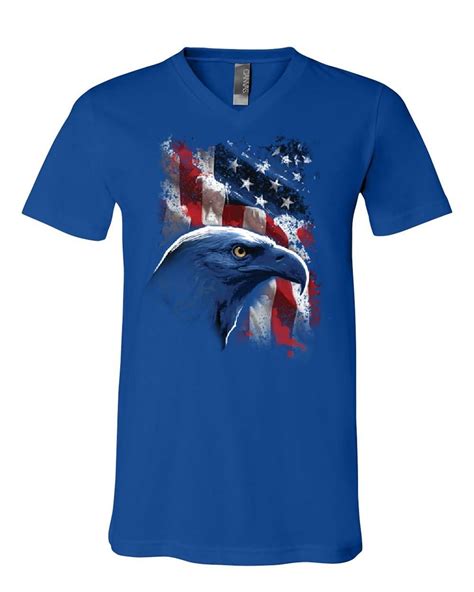 American Bald Eagle T Shirt American Flag Th Of July Patriotic Tee