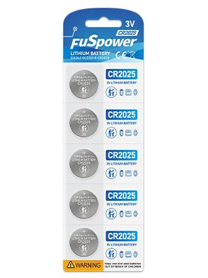 Amazon Fuspower CR2025 3V Lithium Battery CR 2025 Batteries DL