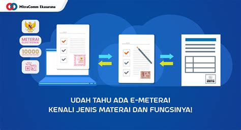 Udah Tahu Ada E Meterai Kenali Jenis Materai Dan Fungsinya