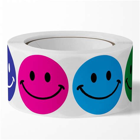 Gommette Autocollant De Visage Smiley Pour Enfants Tiquette De