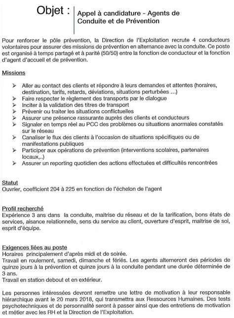 Note De Service Horaire De Travail Definitions Note D Information