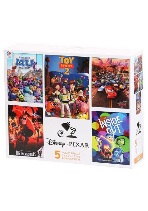 Disney Pixar 5 in 1 Puzzle Multi Pack