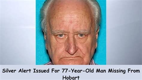 Silver Alert Issued For Year Old Man Missing From Hobart Lake