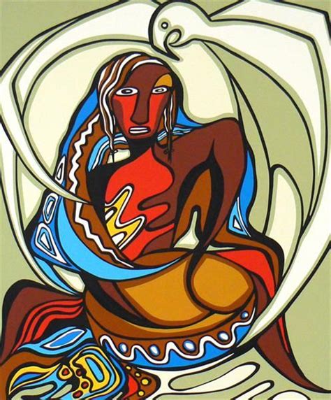 Pin by Anim Ishkode Blackhoof on Woodland Art - Norval Morrisseau ...