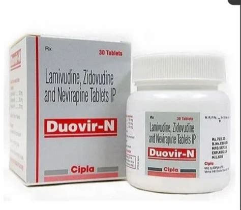 Duovir N Lamivudine Zidovudine And Nevirapine Tablets Ip Cipla Ltd