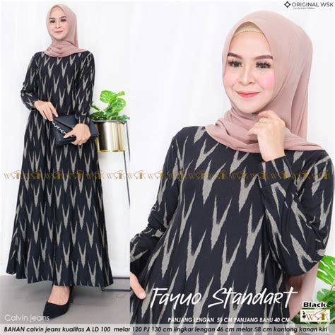 Jual Fayuo Maxy Ori By Wsk Gamis Wanita Calvin Jeans Premium Hq Modern