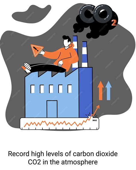 Niveles Récord De Dióxido De Carbono Co2 En La Atmósfera Las Emisiones Industriales Afectan A