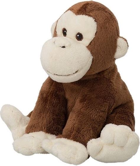 Peluche chimpanzé marron singe singe en peluche 18 cm Jouets en