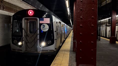 Bmt Nassau Street Line J M Z Trains Bowery R A R