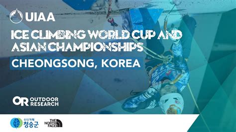 Uiaa Ice Climbing World Cup Cheongsong Podiums Youtube