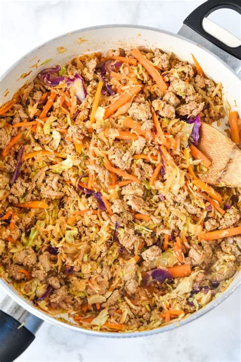 Spicy Ground Turkey And Cabbage Stir Fry Meal Prep Project Meal Plan