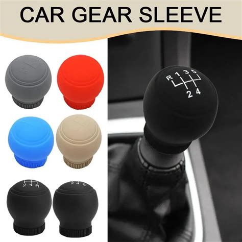 Car Gear Shift Knob Silicone Cover Protect For Dacia Duster Logan