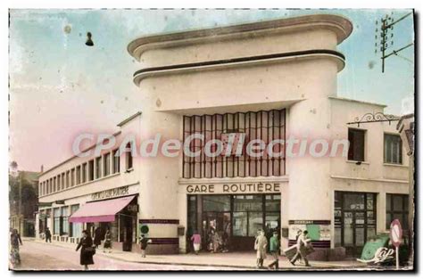 Carte Postale Ancienne Caen Entrée De La Gare Routiere Manuscript