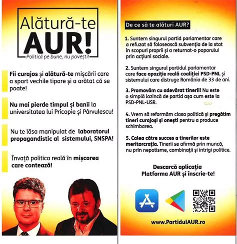 Reacția Consiliului Național Al Rectorilor După Ce AUR A Distribuit