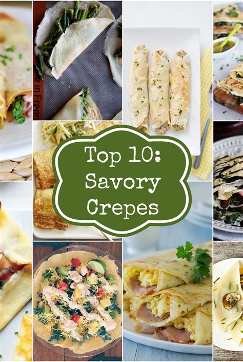 savory crepes filling