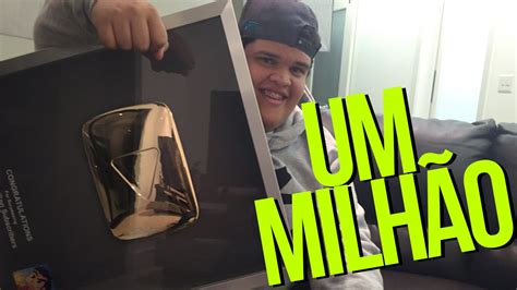 Placa De 1 MilhÃo De Inscritos Do Youtube ‹ Am3nlc › Youtube