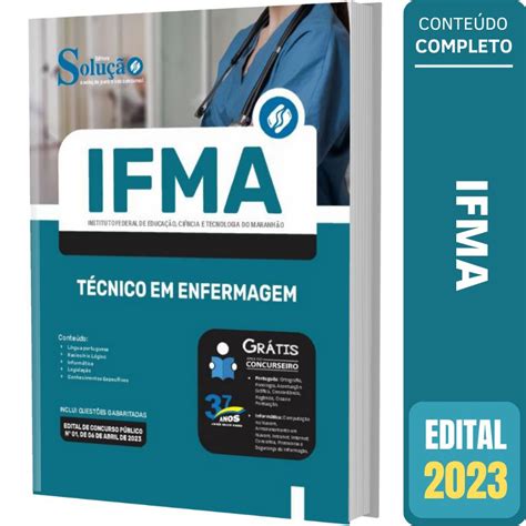 Apostila Concurso IFMA Técnico em Enfermagem Solução Cursos e Concursos