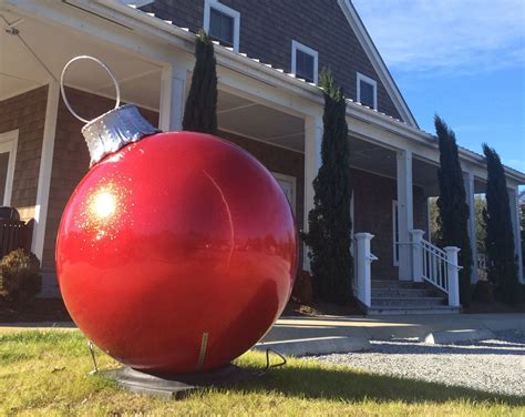 Giant Christmas Balls Commercial Holiday Decorations And Seasonal Banners