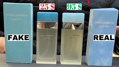 Fake Vs Real Dolce And Gabbana Light Blue Perfume How To Spot Fake