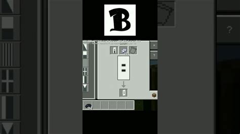 Minecraft letter b banner #shorts - YouTube