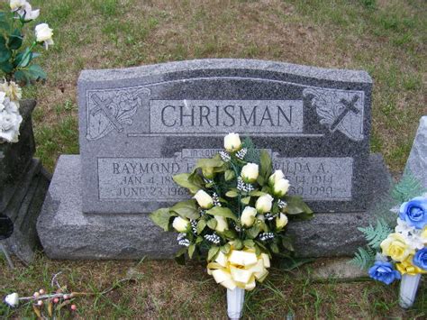 Raymond Evert Chrisman M Morial Find A Grave