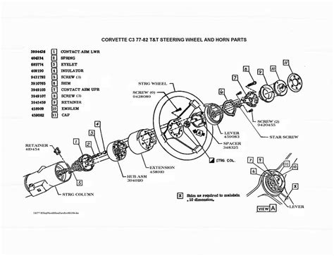 Understanding The Steering Column Diagram Of A 1977 Chevy Truck