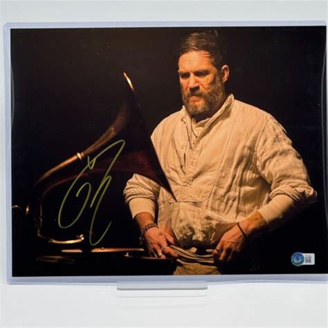 Tom Hardy Signed Alfie Solomons X Photo Peaky Blinders Beckett Bas