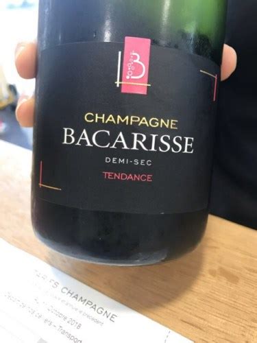 Bacarisse Tendance Demi Sec Champagne Vivino