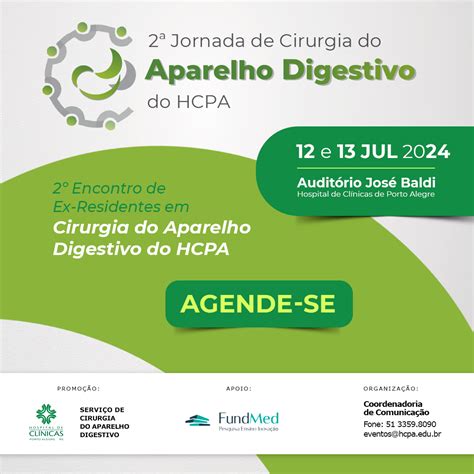 Agende Se Para O Evento De Cirurgia Do Aparelho Digestivo Portal