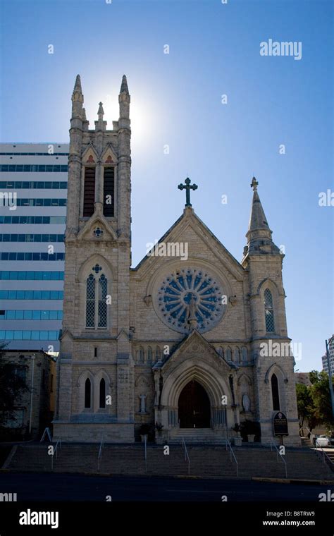 St Marys Cathedral In Austin Texas Stock Photo Alamy